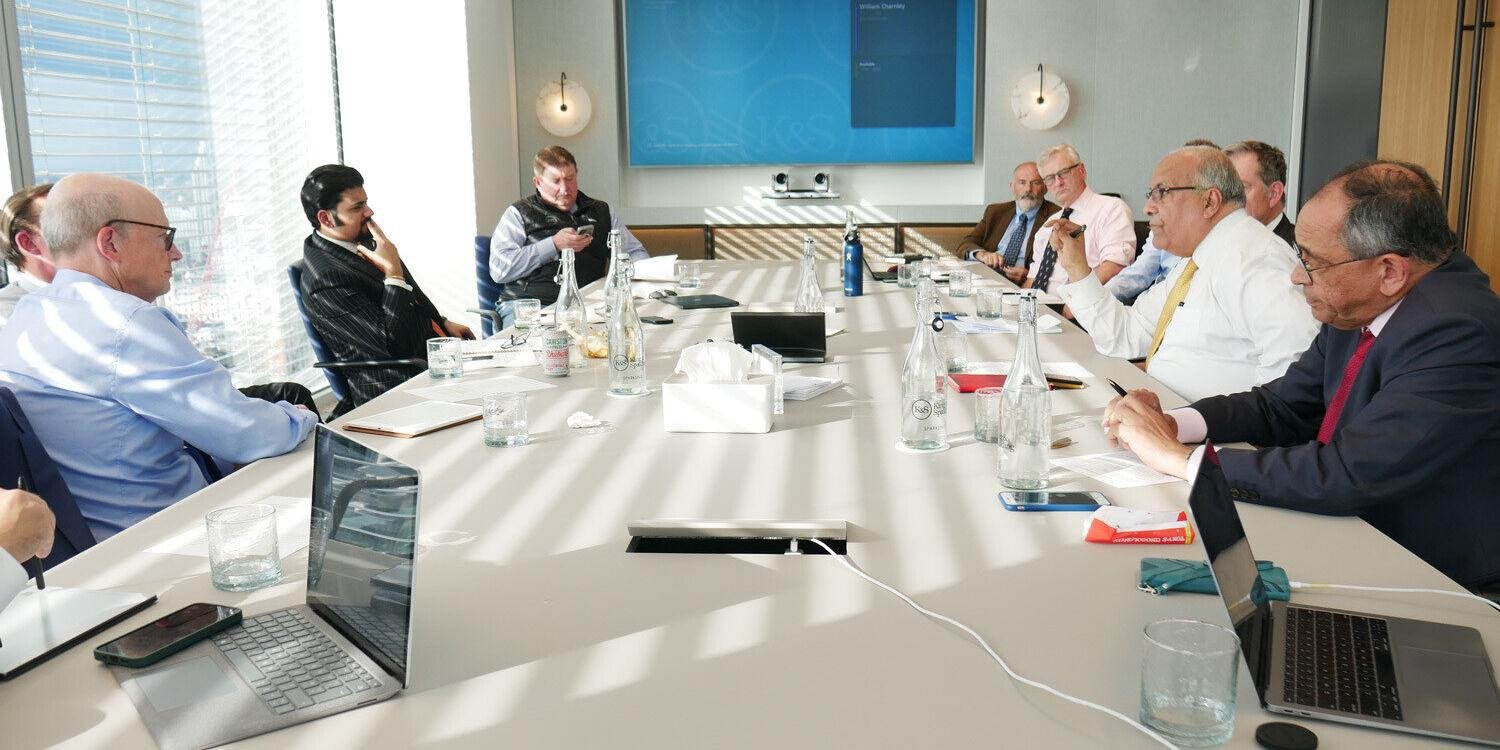 The Kingdoms of Care board in session